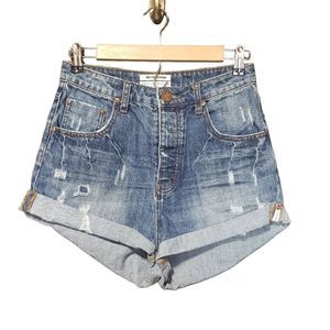 One x One Teaspoon High Waist Bandits Size 28